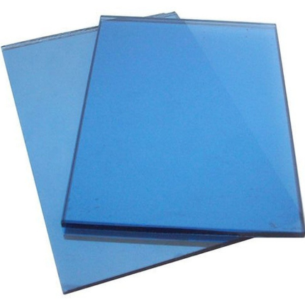 4MM One-Way Blue Glass