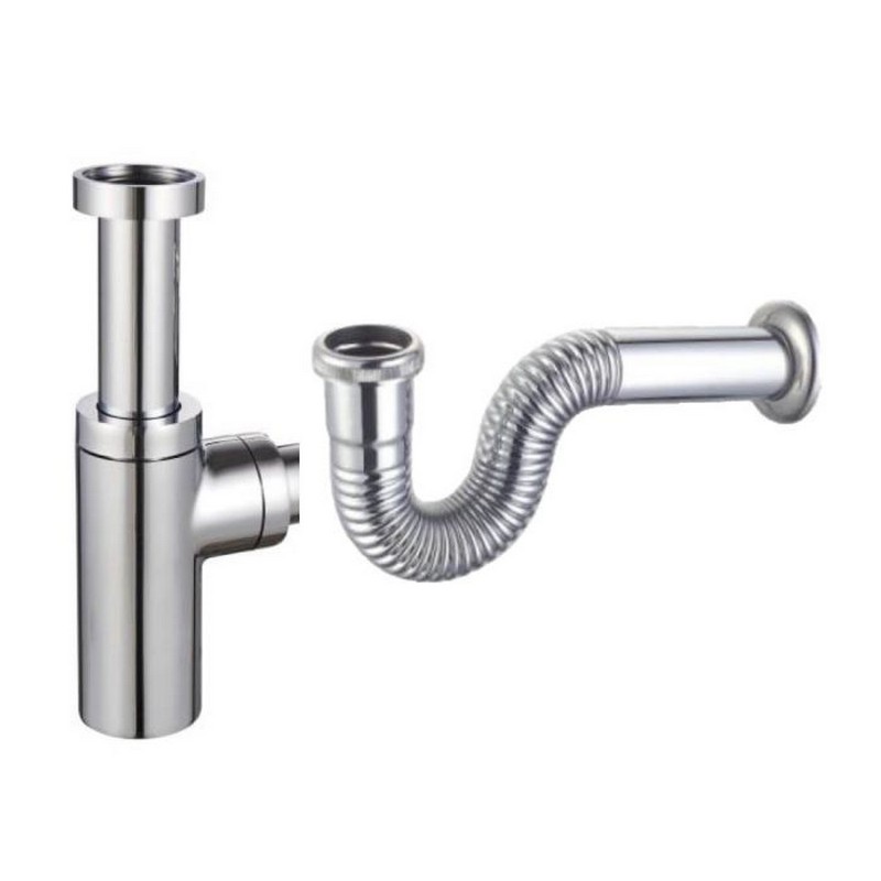LIRLEE MAGIC FLEXIBLE BOTTLE TRAP CHROME 1 1/4
