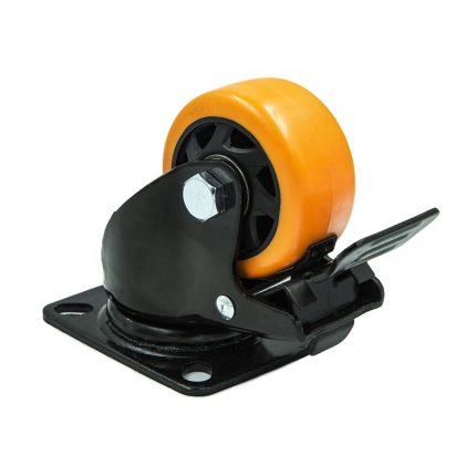 ORANGE CASTER WHEELS1 1/2 WITHOUT BRAKE