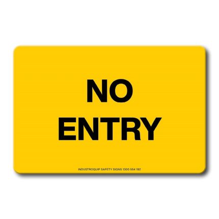 ENTRY SIGN