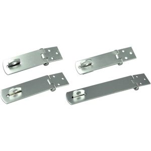 hasp & staples 3″ brass design